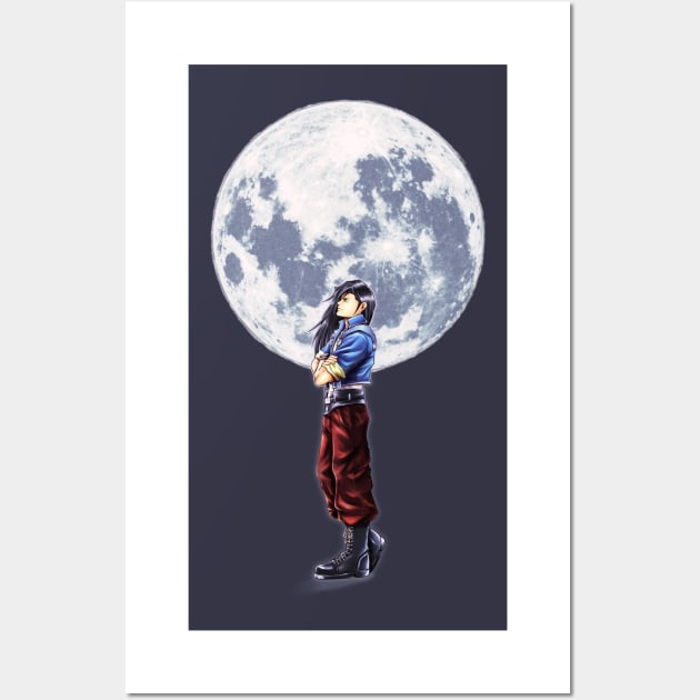 FF8 Laguna with Moon Wall Art by EdgeKagami